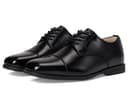 Florsheim Kids Reveal Cap Toe Ox, Jr. (Toddler/Little Kid/Big Kid) — cor Preto