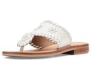 Jack Rogers Kids Girls Jacks Flat Sandals (Little Kid/Big Kid) — cor Branco