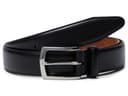 Johnston & Murphy Feather Edge Belt — cor Preto