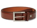 Johnston & Murphy Johnston & Murphy Dress Belt — cor Caramelo