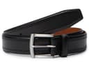 Johnston & Murphy Perfed Edge Belt — cor Preto