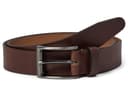 Johnston & Murphy Soft Pebble Belt — cor Marrom