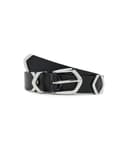 Madewell Angular Buckle Belt in Suede — vista principal