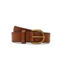 Madewell Medium Perfect Leather Belt — cor Marrom