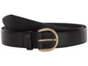 Madewell Medium Perfect Leather Belt — cor Preto