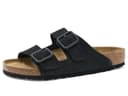 Birkenstock Arizona Wire Buckle - Nubuck Leather — cor Preto
