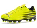PUMA Kids Attacanto Firm, Artificial Ground Soccer Cleats (Toddler/Little Kid/Big Kid) — cor Amarelo