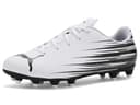 PUMA Kids Attacanto Firm, Artificial Ground Soccer Cleats (Toddler/Little Kid/Big Kid) — cor Branco