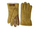 UGG Contrast Water Resistant Sheepskin Tech Gloves — cor Marrom
