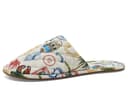 FARM Rio Farm Hotel Slippers — cor Prata
