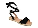 Journee Collection Emelie Sandal — cor Preto