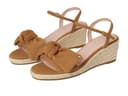Kate Spade New York Leandra Espadrille Wedge Sandal — cor Bege