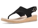 LifeStride Beachy Thong Sandals — cor Preto