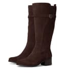 Naturalizer Kenna Extra Wide Calf Knee High Boots — cor Marrom
