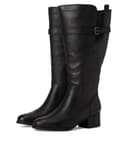 Naturalizer Kenna Extra Wide Calf Knee High Boots — cor Preto