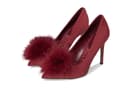 Sam Edelman Hazel Plush Pump Shoes — cor Vermelho