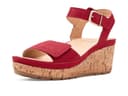 Samuel Hubbard Portola Two-Strap Wedge — cor Vermelho