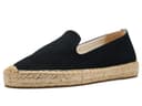 Soludos Smoking Platform Espadrille — cor Preto