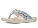 Sperry Kids Parrotfish Flip Flop Sandals (Little Kid/Big Kid) — cor Cinza