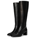 Stuart Weitzman Maeve Zip Boots — cor Preto