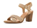 TOMS Majorca Ankle Strap — cor Bege