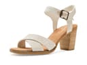 TOMS Majorca Ankle Strap — cor Off-white