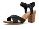 TOMS Majorca Ankle Strap — cor Preto