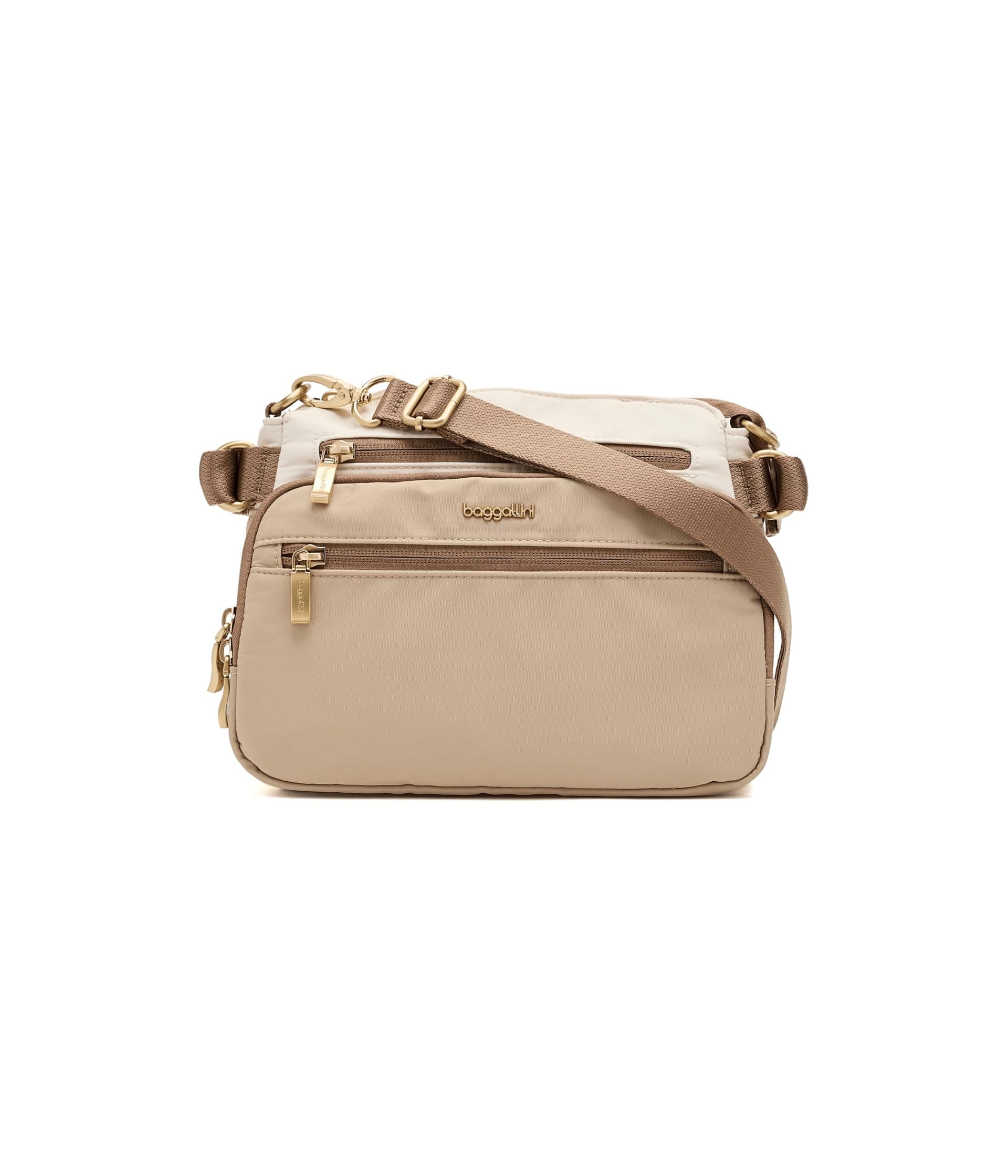 Baggallini Marais Crossbody — cor Bege