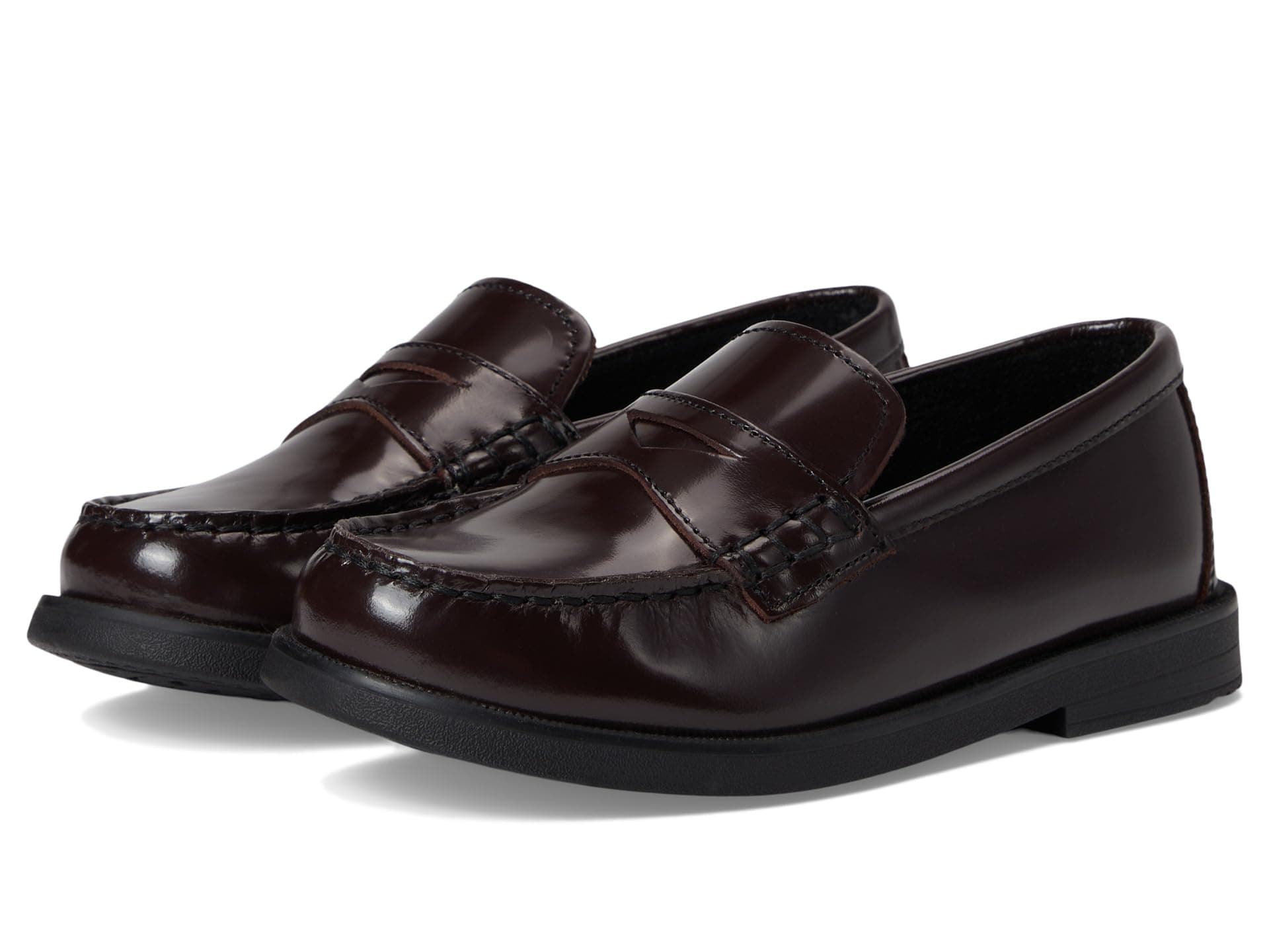 Florsheim Kids Croquet Penny Loafer Jr. (Toddler/Little Kid/Big Kid) — cor Vinho