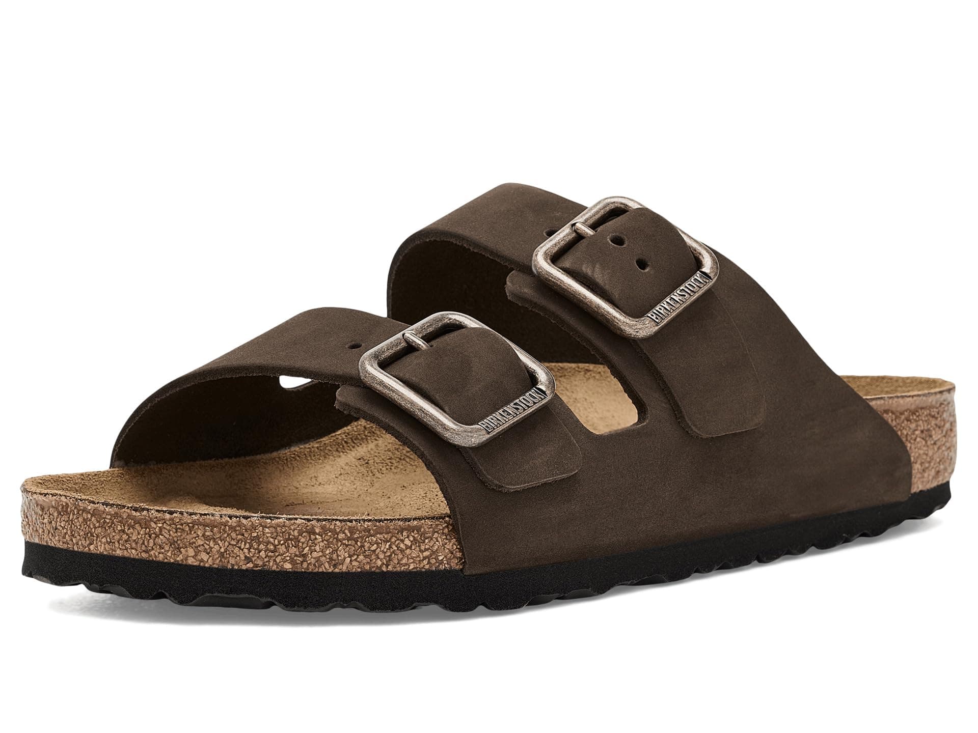 Birkenstock Arizona Wire Buckle - Nubuck Leather — cor Marrom