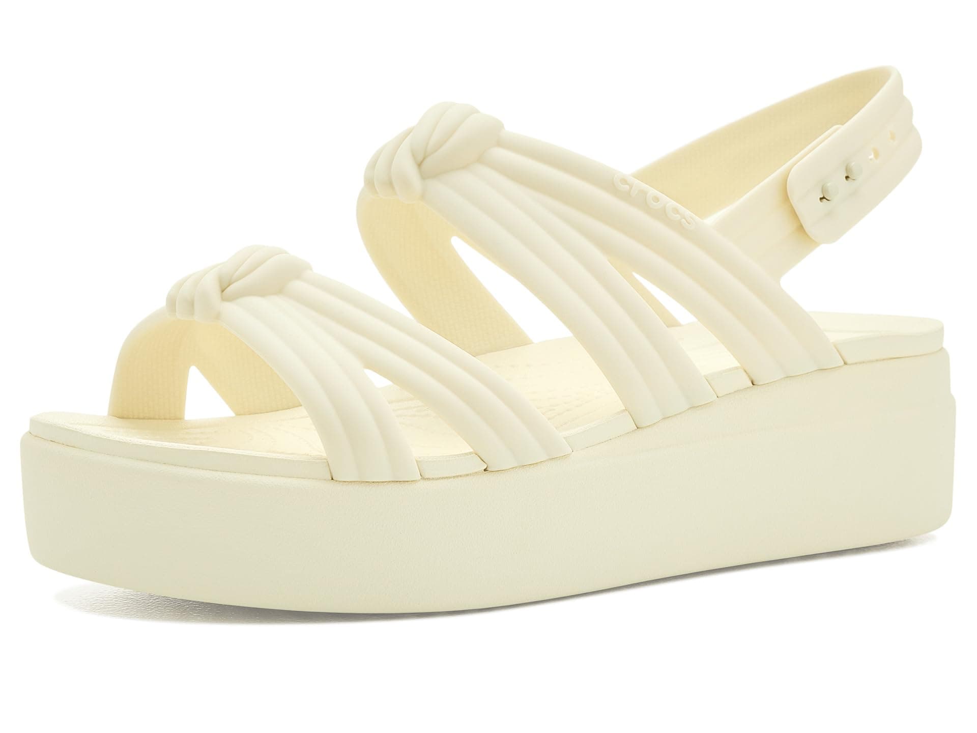 Crocs Brooklyn Knot Low Wedge — cor Off-white