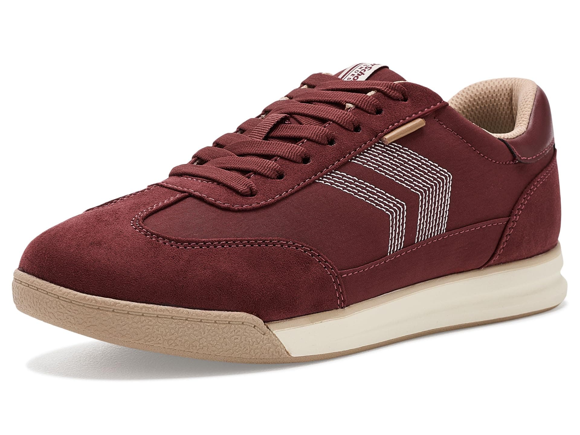 Dr. Scholl's Throwback Retro Lace-Up Shoes — cor Vinho