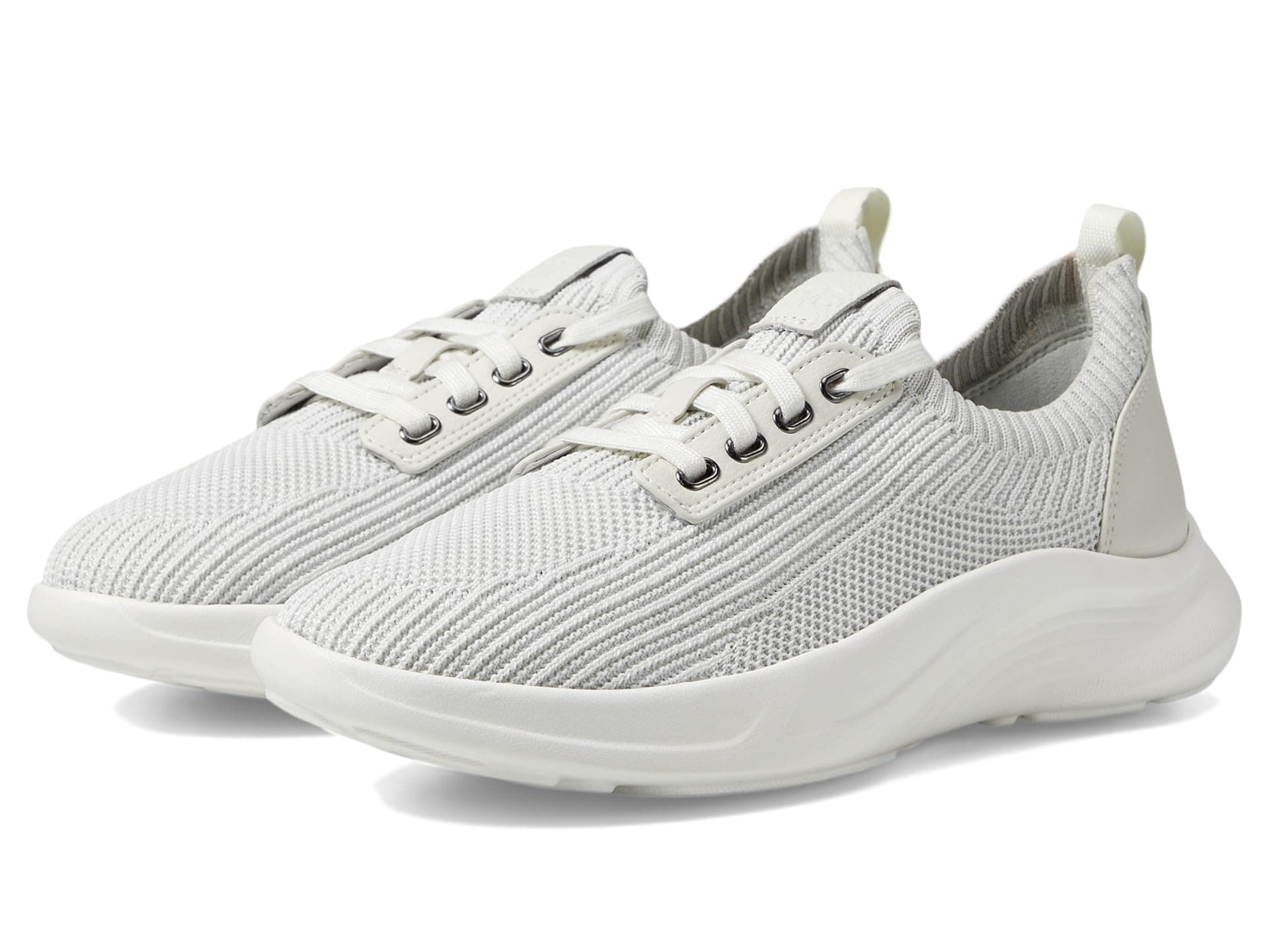 Johnston & Murphy Escape Knit Lace-Up — cor Branco