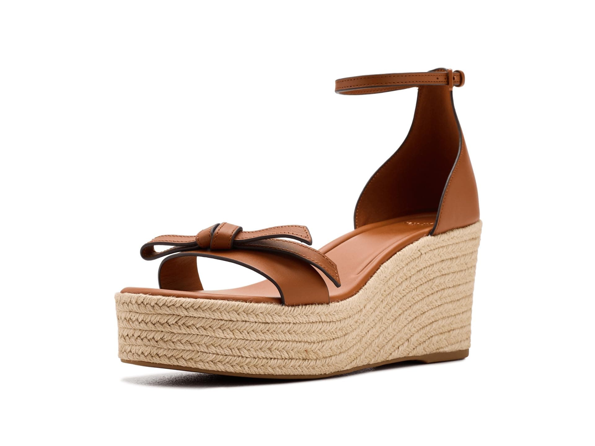 Kate Spade New York Loop Espadrille Wedge Sandals — cor Marrom