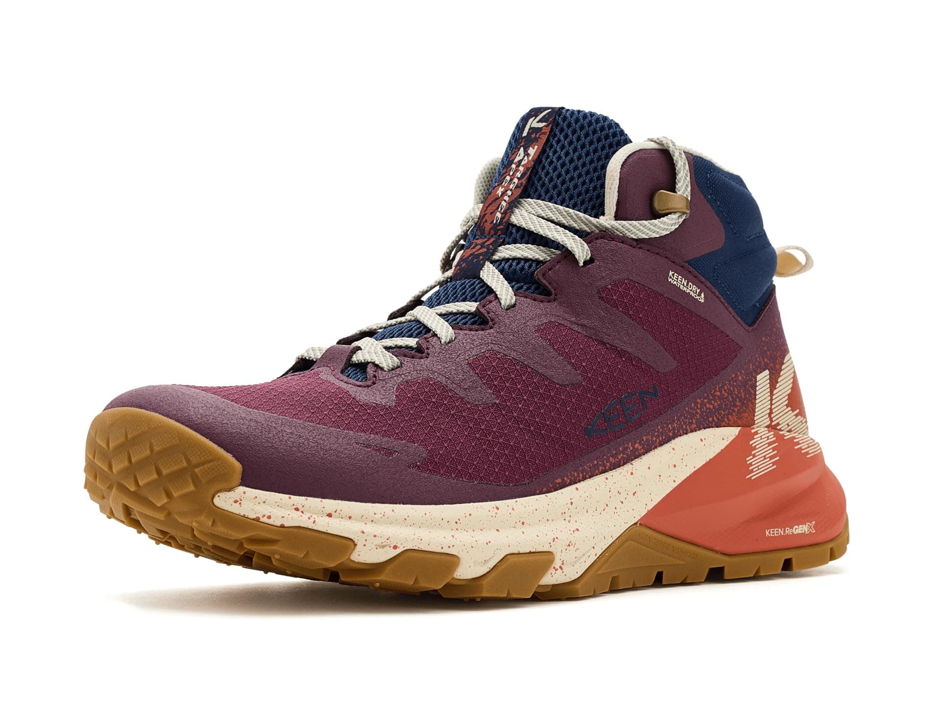 KEEN Targhee Apex Waterproof Hiking Boots — cor Vinho