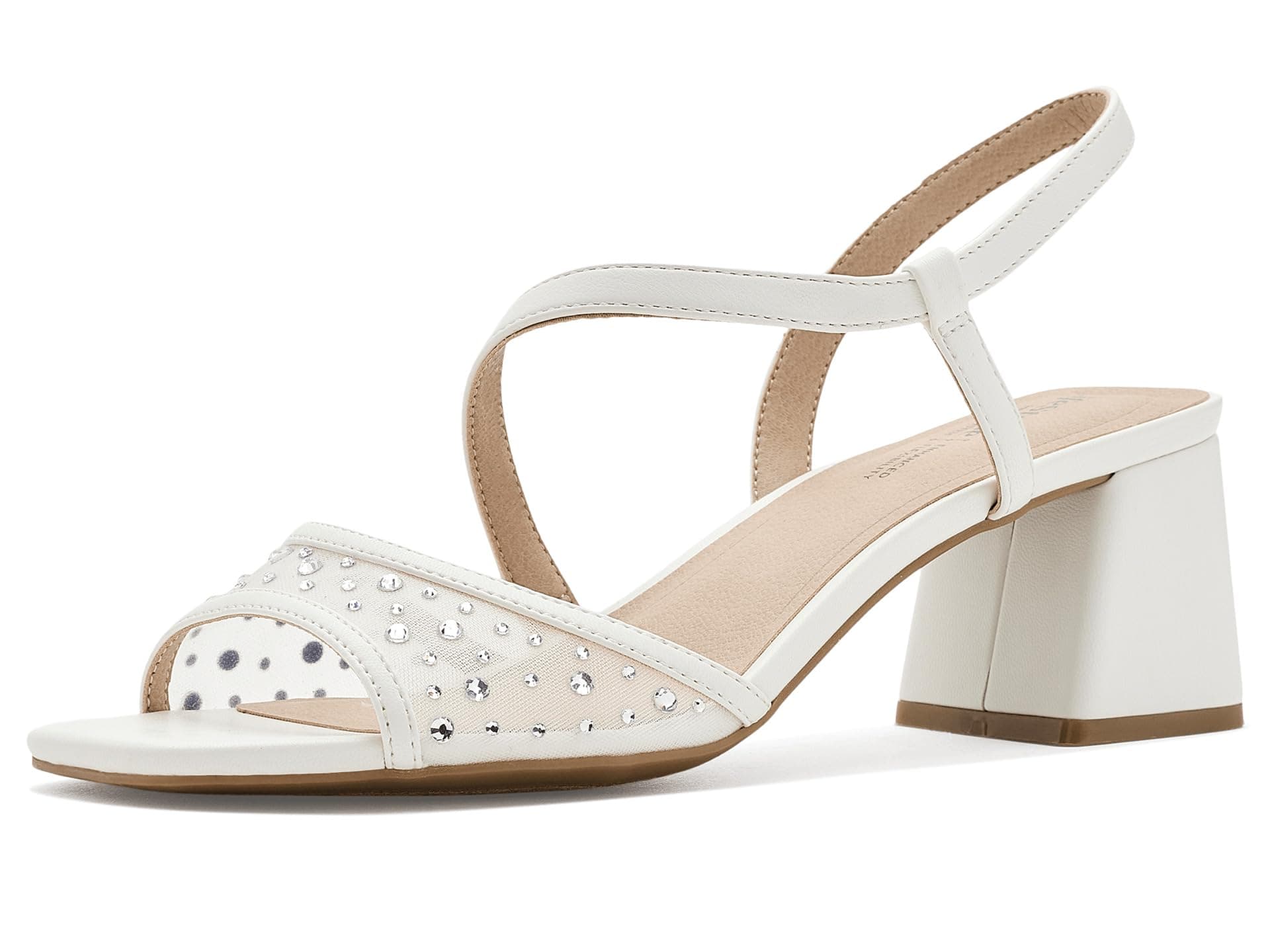 LifeStride Cheyenne Slingback Sandals — cor Branco