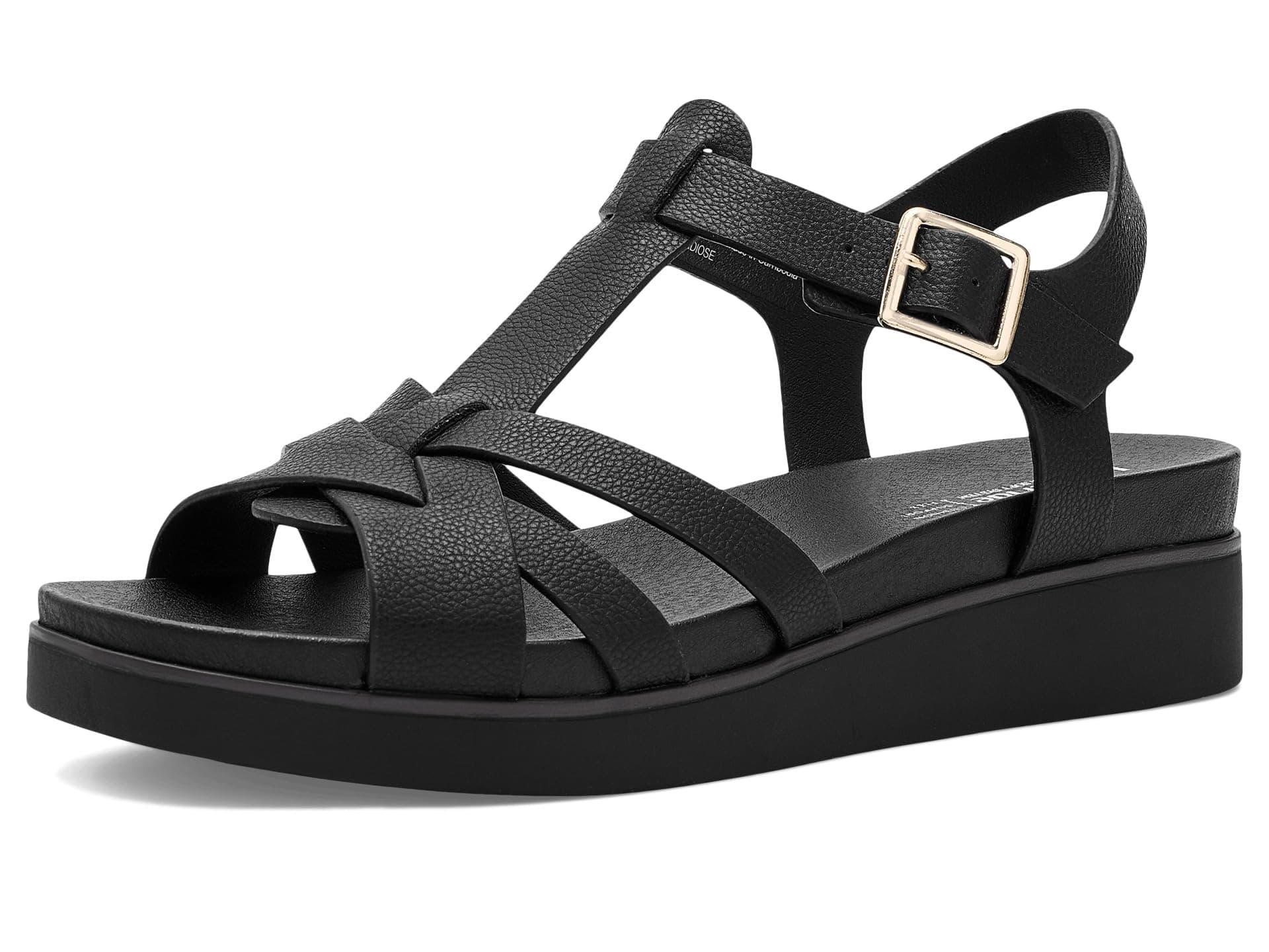 LifeStride Grandiose Strappy Sandals — cor Preto