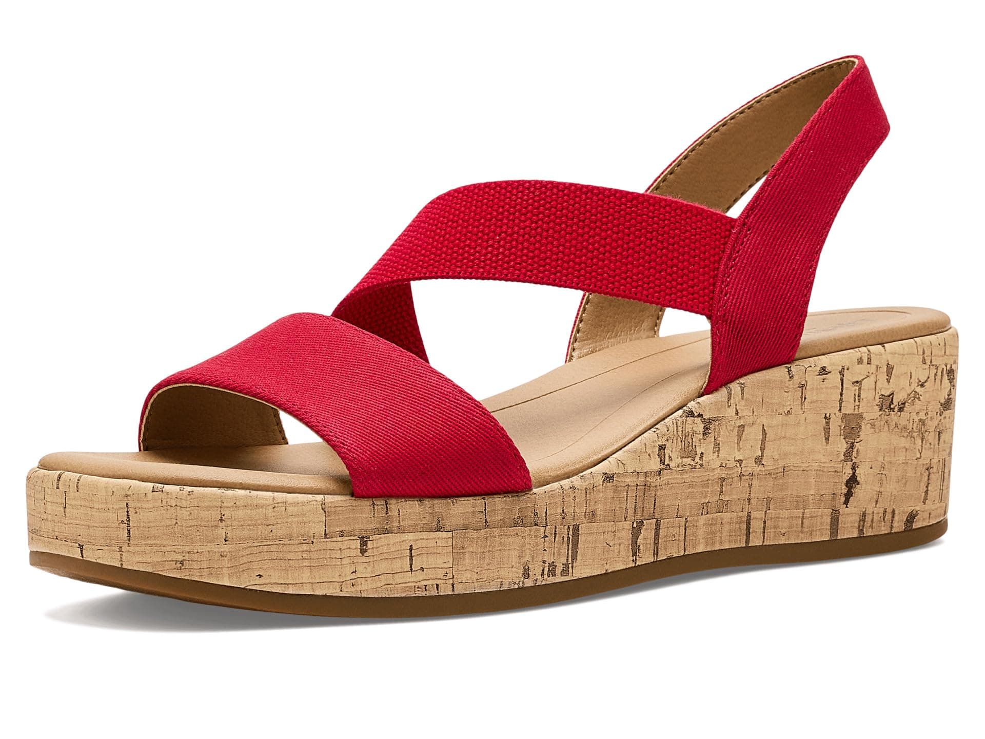 LifeStride Odette Strappy Sandals — cor Vermelho