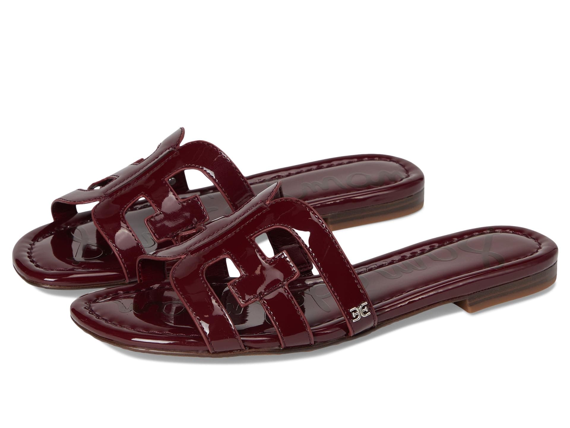 Sam Edelman Bay Slide Sandals — cor Vinho