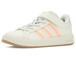 adidas Kids Grand Court 3.0 Elastic Lace Shoes (Little Kid) — vista principal