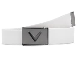 Callaway V-logo Web Belt — cor Branco