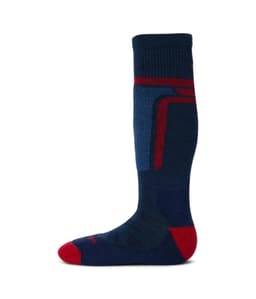 Darn Tough Vermont T-Bar OTC Midweight with Cushion w/ Padded Shin (Toddler/Little Kid/Big Kid) — cor Preto