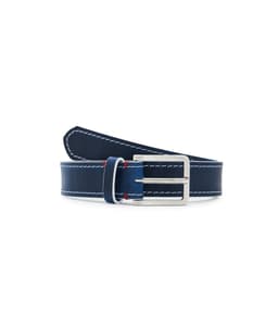 Johnston & Murphy White Edge Waxed Leather Belt — vista principal