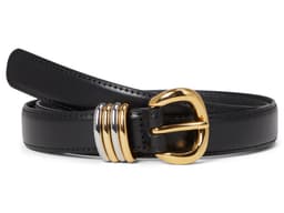Madewell Mixed Metal Keeper Belt in Leather — vista principal