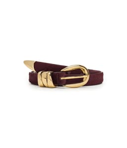 Madewell Triple Metal Keeper Belt: Haircalf — vista principal