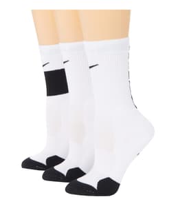 Nike Kids Elite Crew Socks 3-Pair (Little Kid/Big Kid) — cor Branco