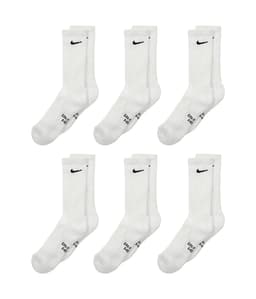Nike Kids Performance Cushioned Dri-FIT Crew Training Socks 6-Pair Pack (Little Kid/Big Kid) — vista principal