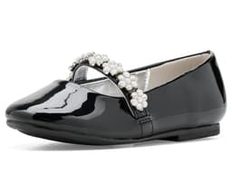 Nina Kids Joansie (Toddler/Little Kid/Big Kid) — cor Preto