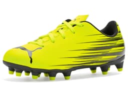 PUMA Kids Attacanto Firm, Artificial Ground Soccer Cleats (Toddler/Little Kid/Big Kid) — cor Amarelo
