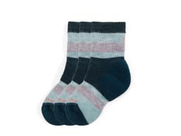 Smartwool Kids Hike Full Cushion Striped Crew Socks 3-Pack (Toddler/Little Kid/Big Kid) — vista principal